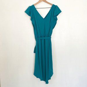 Ava & Viv - Teal Blue Wrap Dress, X